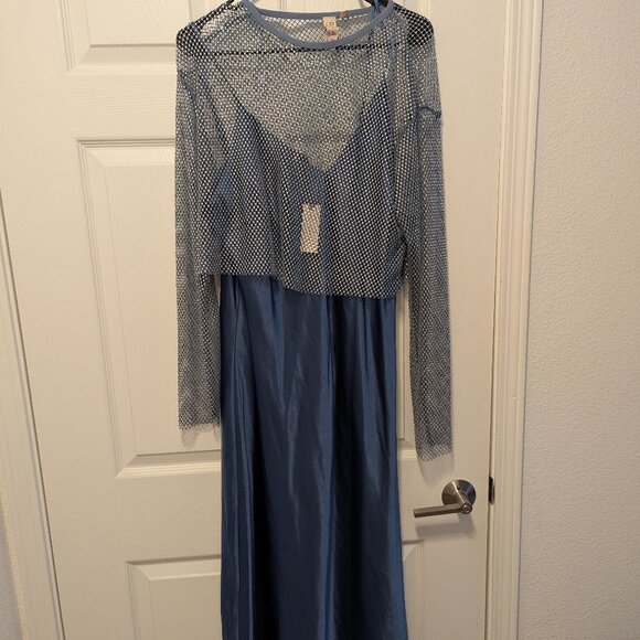 Dolan by Anthropologie Satin Slip Midi Dress - Picture 1 of 9